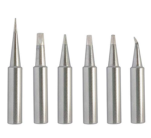 Image of T18 Soldering Iron Tips 6pcs Combo Replacement for Hakko FX-888D FX-888 FX8801 FX-600 T18