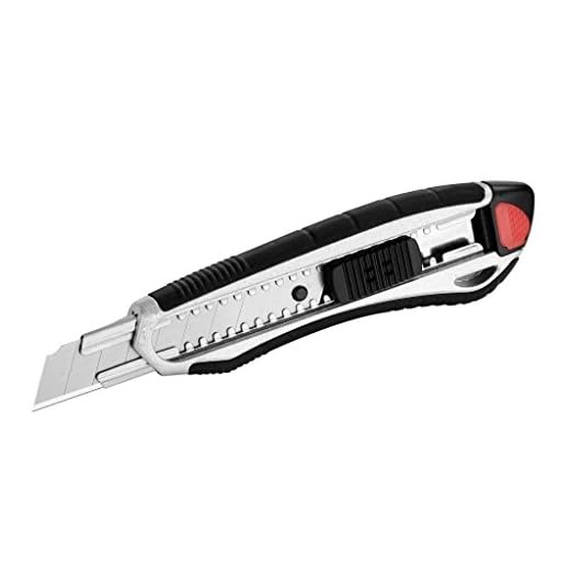 Westcott E-84025 00 Cutter Alluminium Alloy, corpo in plastica, impugnatura Softgrip, larghezza lame 18 mm, grigio/nero