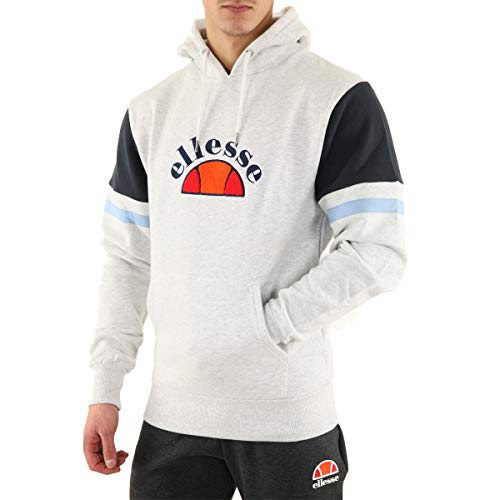 ellesse Petto OH Hoodie White Marl - 2