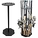 Rush Creek Creations 16-Rod Round Fishing Rod Holder for Garage, 360° Access Fishing Pole Holder for Fishing Rods, Reels, Gear, and Accessories, Securely Holds 16 Rods, Black