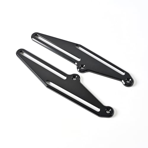 LTIENBST Aluminum Windscreen Adjusters Windshields Bracket Kit Windscreen Support Holder Compatible with Yamaha Tenere 700/XT700Z 2019 2020 2021 2022 2023,Tenere700 Accessories,Black