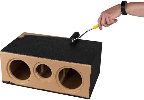 Pro Grade Textured Protective Speaker Cabinet Coating Gallon - Black