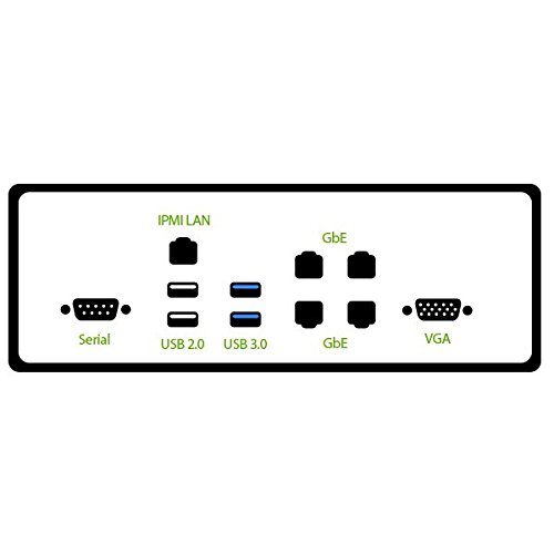 Supermicro A1Sri-2558F Intel Atom C2558 1U Rackmount Server Quad Intel Lan, Ipmi W/ 8Gb Ecc Ddr3 Dimm Memory #TOP3