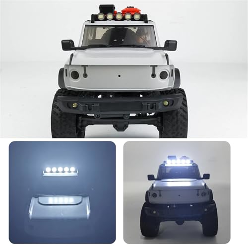 Faro de Techo RC Car Lamp de Alta Resistencia para Axial SCX24 Bronco 5
