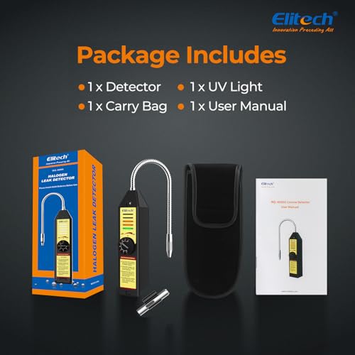 Elitech WJL-6000 Freon Leak Detector Halogen Refrigerant Gas Leak Detector Hvac Tester Ac Sniffer R22 R410A R134A 1234Yf thumb #6