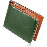 二つ折り財布 メンズ 栃木レザー RFIDスキミング防止 YKKファスナー小銭入れ カード12枚収納 大容量 一流の職人が作る 2つ折り財布 使いやすい ビジネス 日常使い ギフトボックス付き