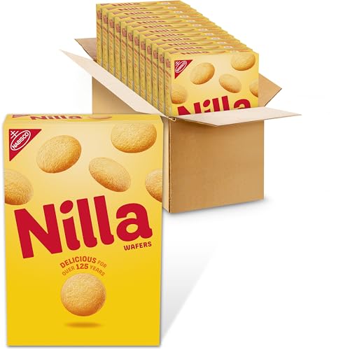 NILLA Wafers Cookies, Vanilla Wafers, 12 - 11 oz boxes
