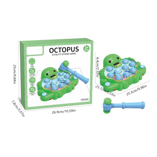 Juego de Whack a Mole de pulpo interactivo para niños 2
