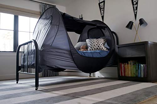 Winterial Indoor Privacy Bed Tent, Pop Up Fort, Bed Canopy, Full