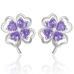 Lilac-White Gold Plated