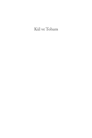 Kül ve Tohum