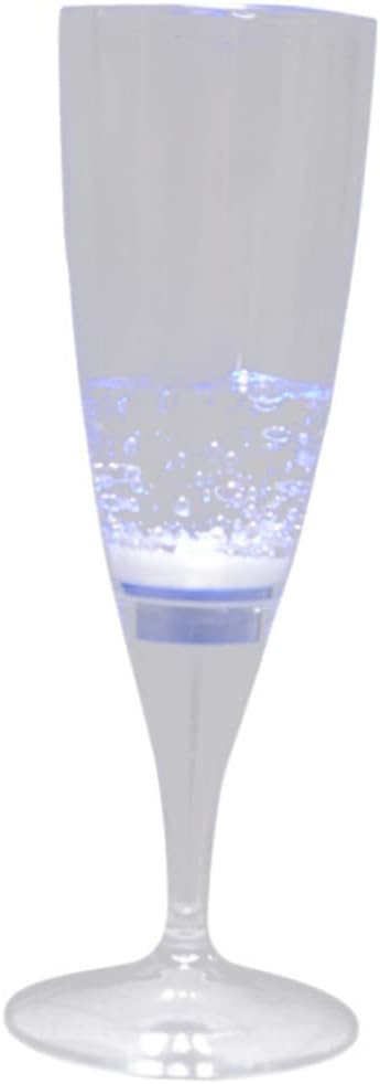 6pcs Liquid Activated Led Light up Wine Goblets Plastic Glasses for Parties Weddings and Celebrations Festive Atmosphere Drinkware