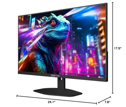 Sceptre New IPS 27-inch Prime Gaming Monitor 100Hz DP HDMI USB Type C, Build-in Speakers Machine Black 2026 (E275W-FP100T Series)