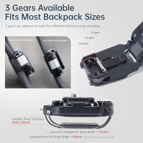 Image of FALCAM F38 Backpack Camera Clip V2 Solo (Clip Only) - F38B3802