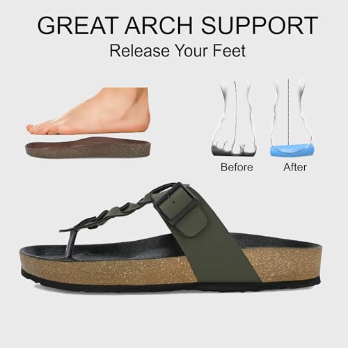 Image of Centrino Men's Berkin-Style Slip-On Sandals | Open Toe Design | Soft PU Footbed | Lightweight & Comfortable | Arch Support | On-Grip Sole | Casual Outdoor Wear (6867)