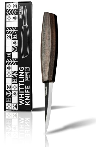 Hutsuls NX-W Wood Carving Knife - Elite Woodworking Tool for Whittling, Robust Roughing Knife for...