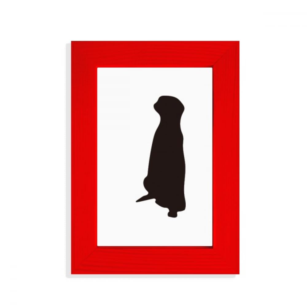 Cadre photo animal mignon rouge Black Copher pour chambre d'enfant