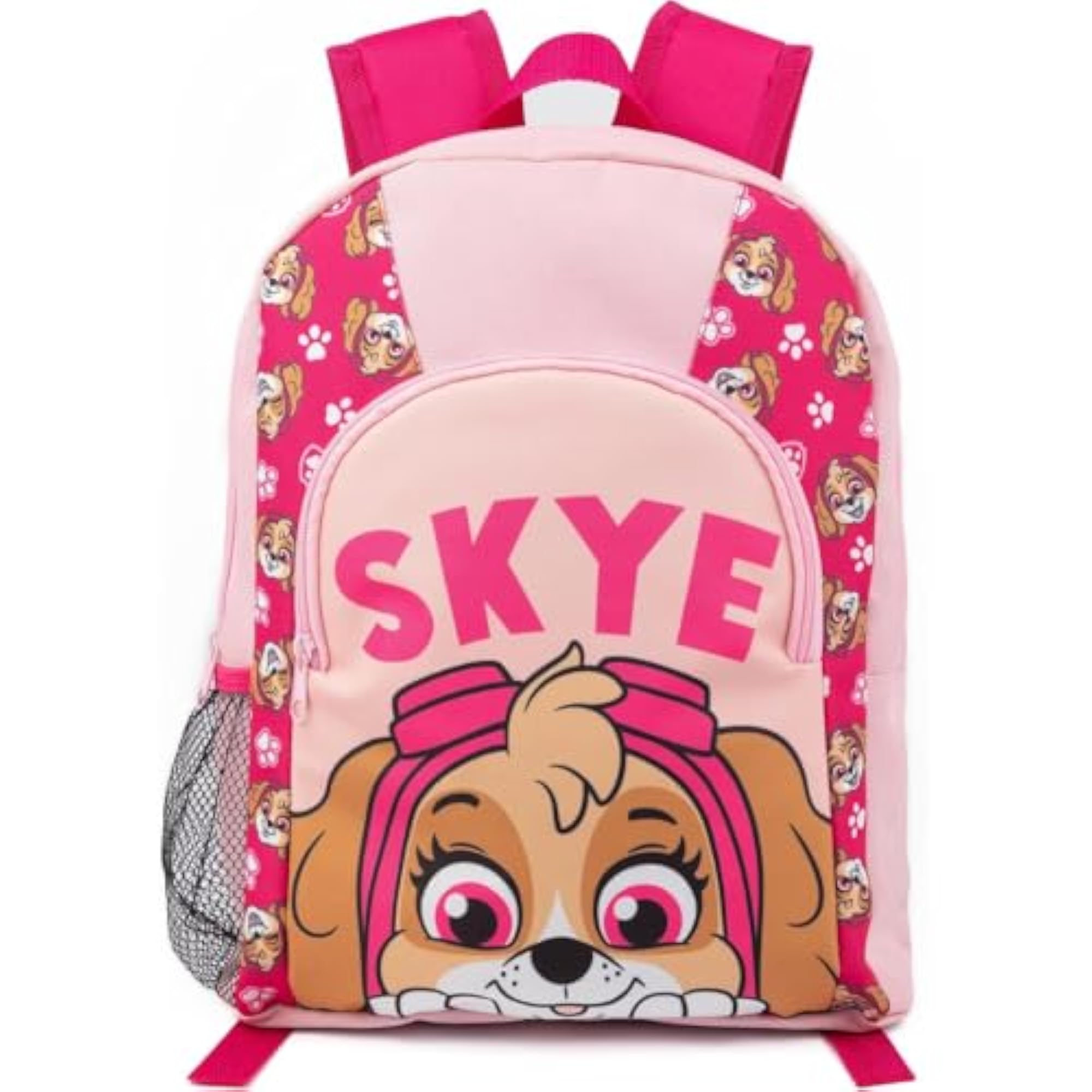Boys Pink Rucksack with Adjustable Straps, Character Schoolbag