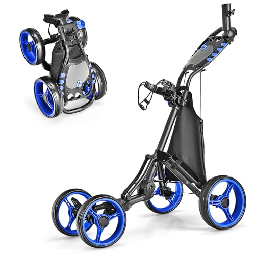 ULTIMATE 4 Wheel Golf Push Cart