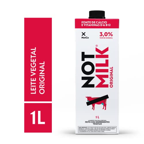 Notco Not Milk Original - Leite Vegetal, 1L 1 Notco Not Milk Original - Leite Vegetal, 1L