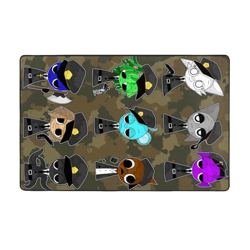 ���O�X�v�����L�[ Sprunki (4) �J�[�y�b�g �L�����N�^�[ ����~�� �ӂ�ӂ픧�G�� ���O ���O�}�b�g �􂦂� ���� �R�� �h�L ���Ή� �Q���̑��� �� �~�Ή� �M�t�g 100 × 150 Cm