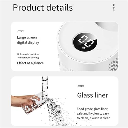 Chauffe-bouteilles électronique LCD multifonction et mini-réfrigérateur - 6
