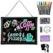 Sensory LED Message Board, 16''×12'' Illuminated Erasable Light Up Writing Board Flashing Neon Drawing Board for Kids Doodle Board for Christmas Gift, Shop, Cafe, Bars, Wedding, Autism ADHD