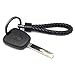 LABEN Key Chain Lambskin Handwoven Genuine Leather Keychain - Black