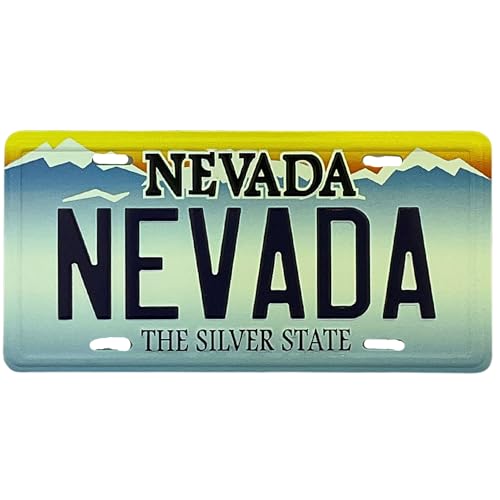 Imán placa Nevada The Silver State 3.5 pulgadas miniatura 1