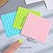 300 Pcs Bump Dots for Visually Impaired, Low Vision Aids People Tactile Bump Dots Silicone Braille Adhesive Dot Raised Tactiles Blind Person Assistance for Visual Equipment