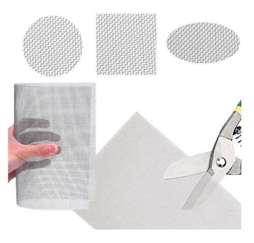 Malla de acero inoxidable tejida de 40x400cm para ventilación y ventanas de jardín 4