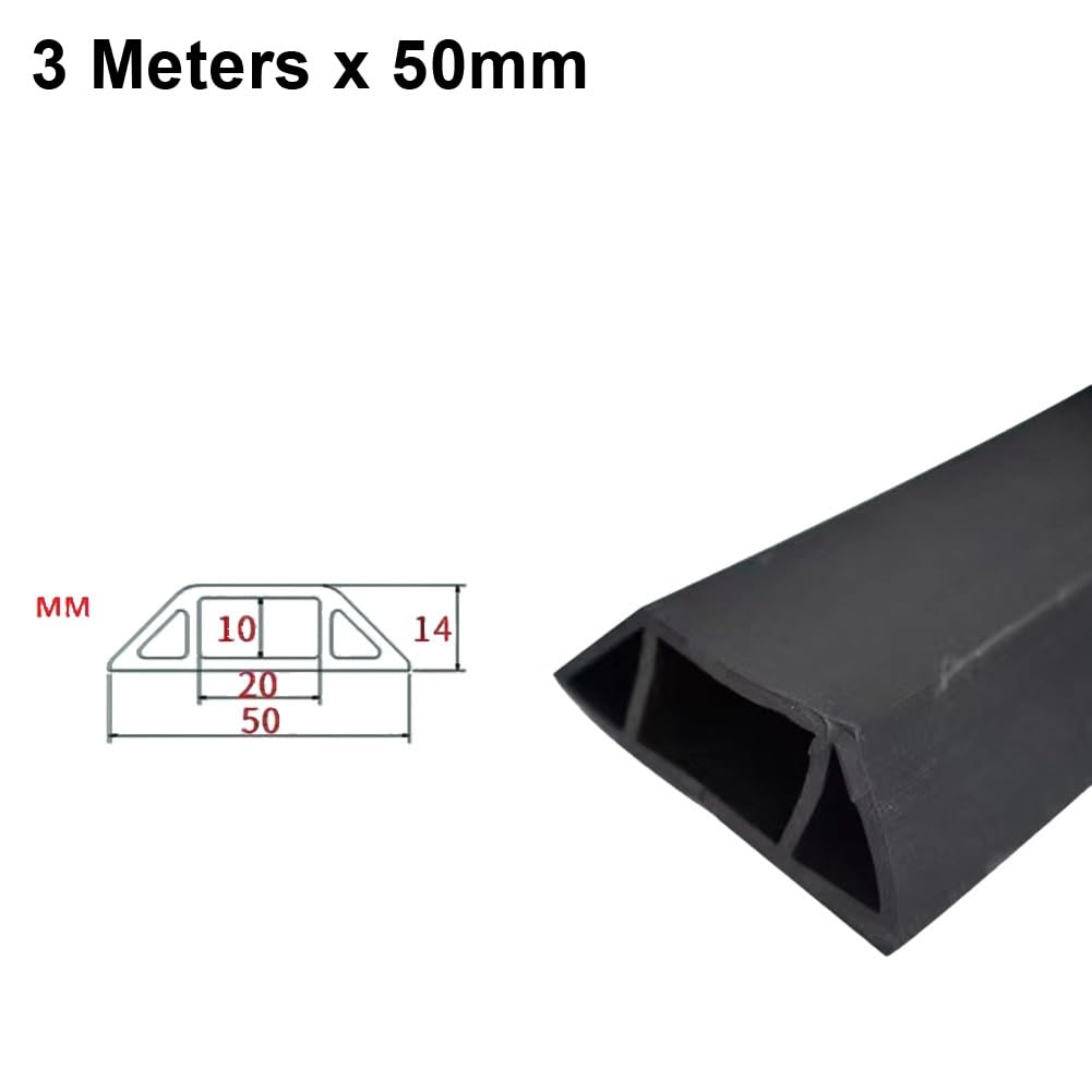 Pasacables Suelo,Canaleta Cables Suelo Cubierta for cables de piso de 3 metros Protector de cables de piso Cubiertas for cables 3 canales for cables Canaletas de cableado de piso blando de PVC Protect