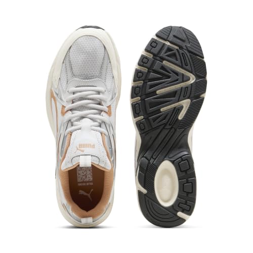 PUMA Erwachsene Milenio Tech Sneakers 42, Feather Gray White Cinnabar Orange – Ansicht 4