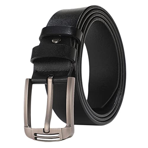 1pc Men Adjustable Leather Belt Casual Square Pin Versatile for Business and Daily Wear Fit for Your Waist