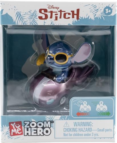 YuMe Stitch Pink Spaceship 2.2" Mini Figure Collectable in Hero Window Box | Officially Licensed Disney Merchandise | Toy Gift for Kids, Adults & Movie Fans | Get all 7 Zoom Series Collectables - Image 2