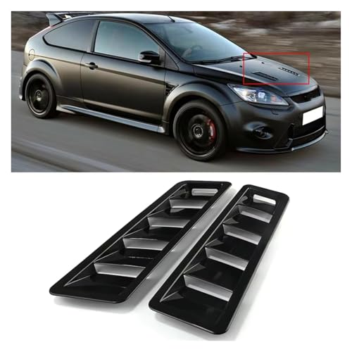 Grille capot compatible avec Mustang 2 pièces pour optimiser le refroidissement