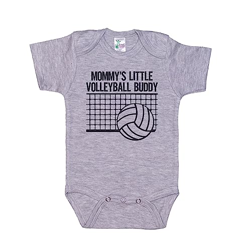 Ebenezer Fire Mommy's Little Volleyball Buddy/V-ball Baby Onesie/Unisex Newborn Outfit