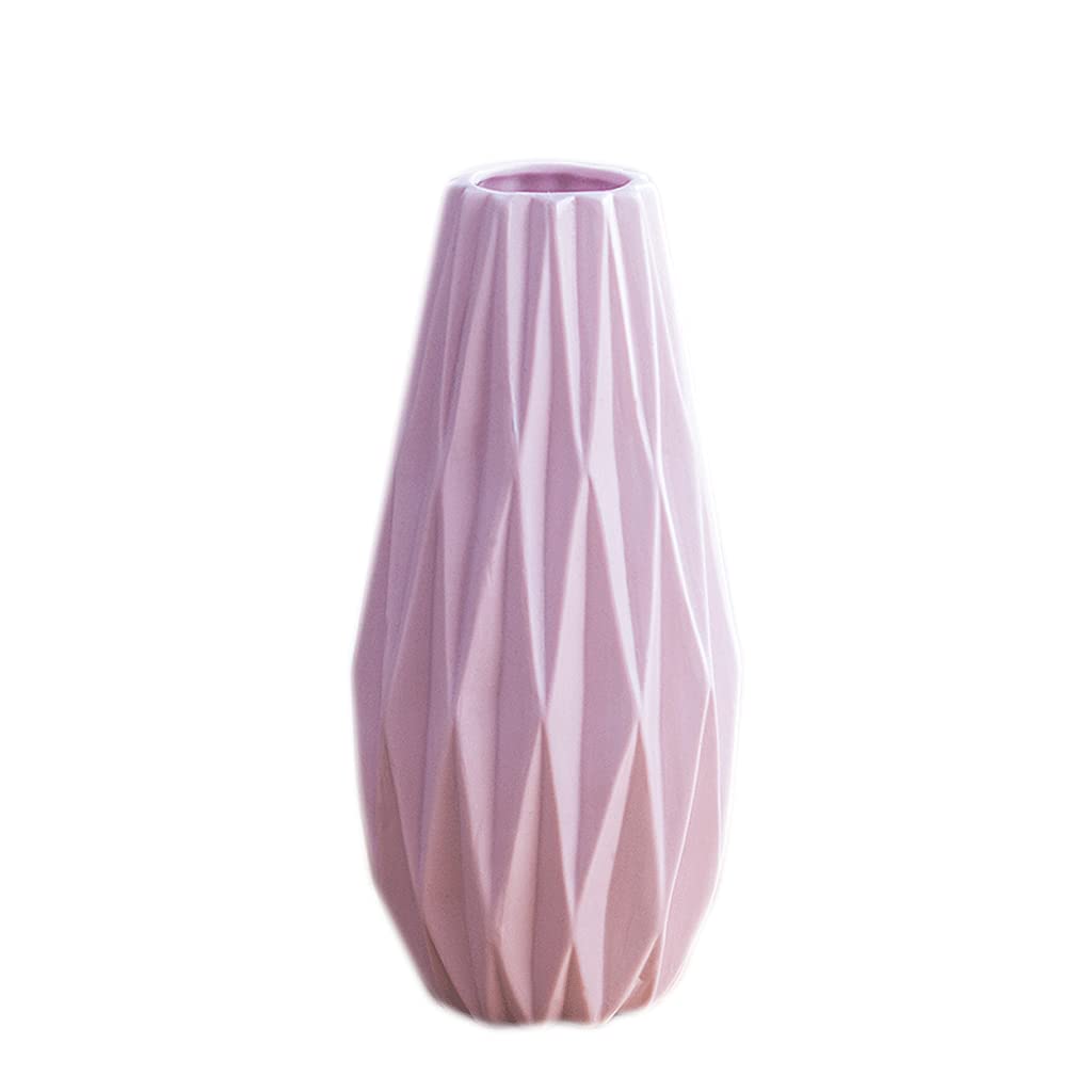 Bzgpmfud Ceramic Vase Desktop Art Decoration Flower Arrangement Modern White Flowerware Creative Small(5Cm*20.5Cm)