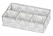 Produktbild WENKO Organizer Adria Klein Weiß 4 Fächer - 4 Fächer, Polypropylen, 26 x 6.5 x 17 cm, Weiß