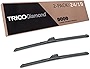 TRICO Diamond 24 Inch & 19 inch pack of 2 High Performance Automotive Replacement Windshield Wiper Blades For My Car (25-2419), Easy DIY Install & Superior Road Visibility