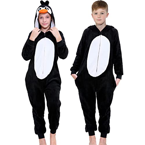 A2Z 4 Kids Panda Costume Jumpsuit Hooded Fleece Playsuit All in One UK