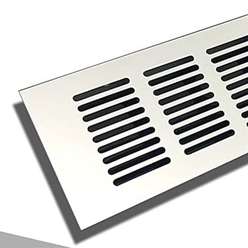 Rejilla de ventilación rectangular de aleación de 80 mm para armarios y cocinas 4