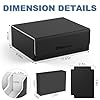 Mlikero Card Deck Case for Trading Cards 1800+, Trading Card Storage Box with 10 Dividers and 3 Foam Stoppers, Leather Magnetic Closure Commander Deck Box Fit for YuGiOh, MTG and Sport Cards #4