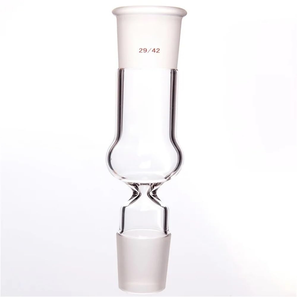 Vetreria da laboratorio Tubo dritto con porte di macinazione superiori e inferiori in vetro borosilicato dritto A86(A862942)