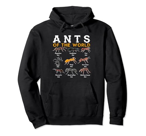 Ants of the World - Camisa Science Bug para niños Sudadera con Capucha