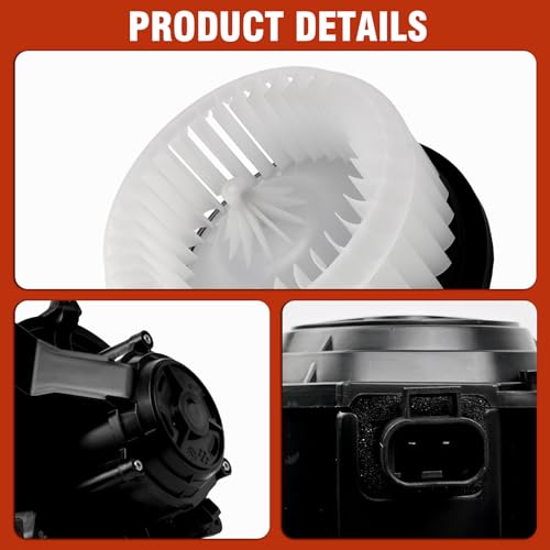 Image of AC Heater Blower Motor with Fan 700270 Fit for Mercury Milan 2010-2011, fit for Lincoln MKZ 2010-2012, fit for Ford Fusion 2010-2012, Replaces MM1041, PM9396, FO3126142, 75870