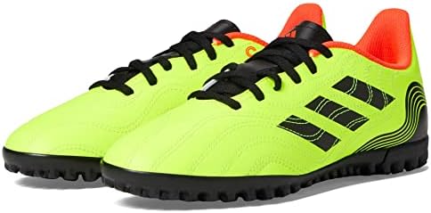 adidas Copa Sense.4 Turf Soccer Shoe, Team Solar Yellow/Black/Solar Red, 10.5 US Unisex Little Kid | Image 3