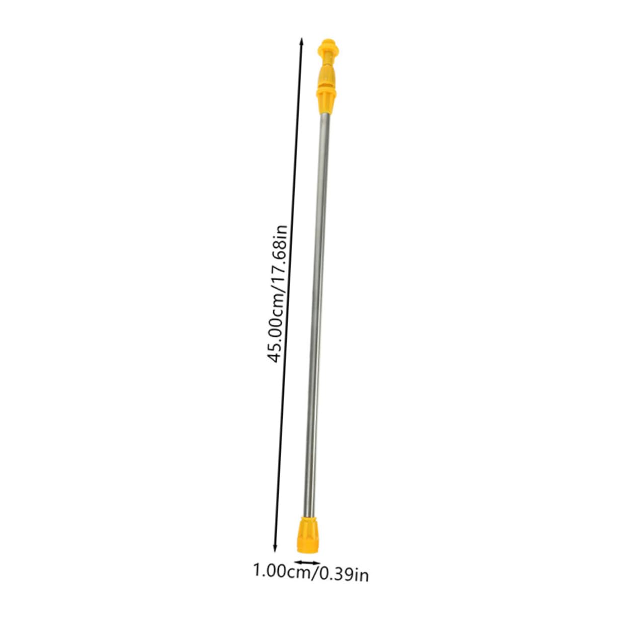 Toyvian 8pièces Rallonge Télescopique Acier Inoxydable Pour Pulvérisateur Perche De Pulvérisation Jardin Résistant Corrosion Accessoire Extension Pour Arrosage Précis Et Installation Facil