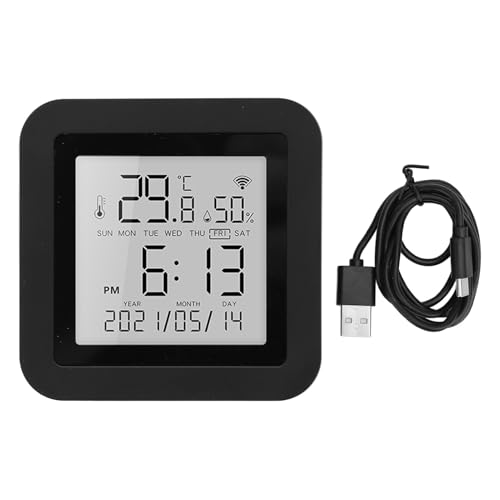 Digital Temperature Humidity Meter LCD Backlit Display Data Storage for Long Term Monitoring