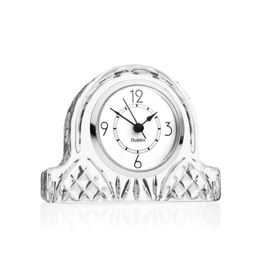 Godinger Desk Clock, Table Clock, Mantel Clock, Shelf Clock for Office Decor Home Decor Living Room Decor, House Warming Gifts